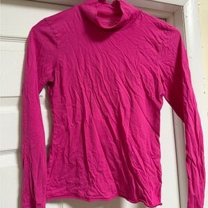 Anthropologie Fuchsia Long Sleeve Top